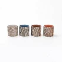 Chine Pot de bougie en céramique Unique en gros, décor de maison, pots de bougies vides en céramique personnalisés, navires fabricant