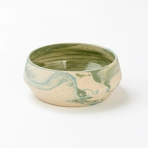 Chine Pot de bougie en céramique en marbre à 3 mèches, 20oz, récipient à bougie fabricant