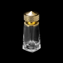 الصين زجاجة عطر مربعة طويلة بغطاء ذهبي لتغليف العطور الفاخرة الصانع