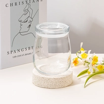 Tsina Wholesale Glass Candle Jar na may Glass Lid 595ml para sa Mga Candle Brand Manufacturer