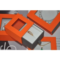Trung Quốc Trung Quốc yadao tùy chỉnh logo gấp nếp gấp cửa sổ PVC cho đồ trang sức nhà chế tạo