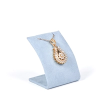 China Factory wholesale pendant stand microfiber jewelry display holder with magnet manufacturer
