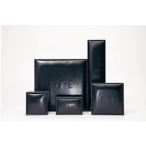 Chine Boîte en plastique de belle matière de luxe boîte de couleur noire emballage boîte en cuir pu fabricant