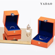 China Mode-sieraden luxe merk diamant goud parel verpakking leerwinkel online best verkopend fabrikant