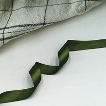 porcelana Yadao silk ribbon without texture in green color fabricante
