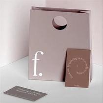 China saco de papel com acabamento em papel especial roxo morandi rosa fabricante