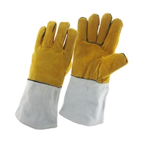 China China Leder-Löthandschuhe Fabrik, echte Lederhandschuhe-Anbieter, wahrer Leder-Welder-Handschuh-Hersteller, für TIG / MIG Hersteller
