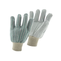 China China grey semi cow split leather working glove factory, genuine leather labor glove supplier, safety glove manufacturer manufacturer