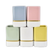 China white rectangle concrete candle jars manufacturer