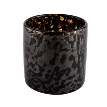 China Sunny Glassware luxury black glass vessels for candles wholesale manufacturer