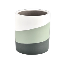 China Custom ceramic concrete candle jars for home decor wedding manufacturer