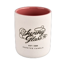 China Wholesale private label package decorative empty luxury ceramic candle jar manufacturer
