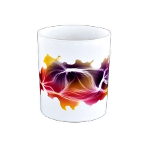 China Newly designed white 6 oz color handmade paint glass candle jars manufacturer