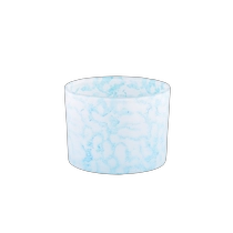 China Wholesale blue wide mouth glass candle holder rock effect manufacturer