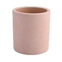 China 15oz  pink concert cylinder candle jar empty home decoration for wholesale manufacturer