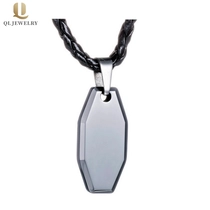 Chine Pendentif en carbure de tungstène de haute qualité pour les hommes pour Hommes Haute polie Tungsten Tungsten Dog Tag Chine Fabricant fabricant