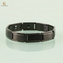 porcelana Wholesale para hombre de tungsteno joyería mate terminada con acabado pulsera de carburo de tungsteno con imanes China proveedor fabricante