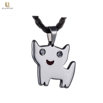 Chine Vente en gros de bijoux de mode Hommes Tungstène Carbide Dog Pendentif Collier Collier Animal Tungstène Pendentif Chine Fournisseur fabricant