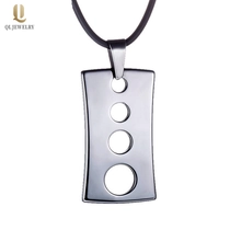 Chine Bijoux de mode de haute qualité pour hommes Pendentif en carbure de tungstène pour hommes Tungsten Tag Collier Chine Fabricant fabricant