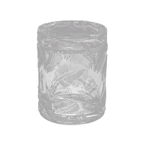 China 300ml Luxus-kundenspezifische klare Glaskerzengefäß mit Deckel für Dekoration Großhandel Hersteller