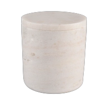 China Pure Marble Candle Jar mewah pemegang lilin marmar dengan penutup pengilang