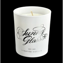 China popular cylinder white glass candle jar custom logo manufacturer