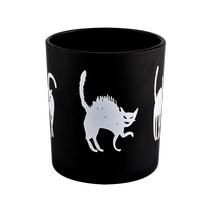 China 8 oz 10 oz 12oz Luxury Holographic Glass Candle Jar with  Wooden Lid Wholesale - COPY - e413cr Hersteller