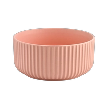 China orange large ceramic container for candle making manufacturer