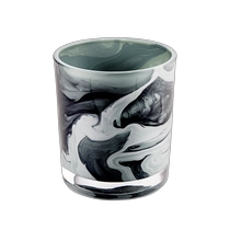 চীন কাস্টম হ্যান্ড পেইন্ট রঙিন 8oz কাচের মোমবাতি votives নির্মাতা