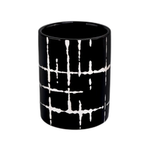China luxury 11oz black ceramic candle jar manufacturer