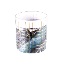 Tsina mainit na benta 7oz artwork palamuti glass candle jar Manufacturer