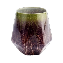 Kina Nydesignet rock gradient farveeffekt deco på den 300 ml uregelmæssige stearinlyskrukke til engros fabrikant