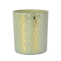 Китай Luxury Decal Printing Glass Candle Jars 300ml Glass Candle Vessels For Christmas Decoration - COPY - e3w2im Производител
