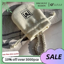 Cina borsa in velluto di colore beige di forma rotonda produttore