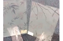 Frosted Privacy Screen Partition Glass