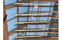 Vidrio de techo con iluminación natural