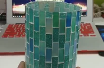 Mosaico De Vidrio De Vela Titular, China Mosaico De Vidrio De Vela Titular Proveedor Y Fabricante