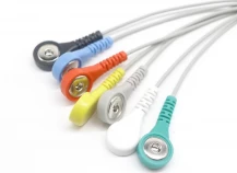 EKG EEG EKG EMG Snap Bleidrähte und Kabel für medizinische Geräte