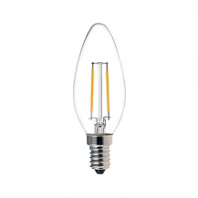 porcelana Bombilla de luz de vela de filamento LED C32 2W fabricante
