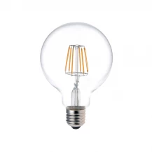 China G80 Globe LED Light Bulb with Long Filament 8W manufacturer