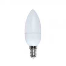 porcelana Plástico revestido de aluminio C37 regulable LED Lámpara de luz 5W fabricante