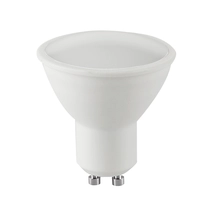 Kina 110 graders strålvinkel plastplast aluminium GU10 SMD LED Spotlight 5W tillverkare