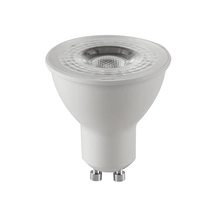 China Plastic aluminum COB GU10 LED Spotlights 6W manufacturer
