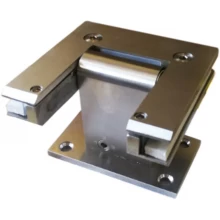 China Brushed stainless steel pool fence hydraulic glass door hinge manufacturer