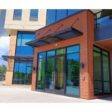 porcelana Toldos de aluminio comerciales y residenciales personalizados para patio, toldo de sombrilla de metal fabricante