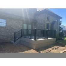 China Cheap Price Aluminum Balustrade Handrail Railing Balcony Staircase Aluminum Picket Railing manufacturer