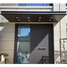 China Customized Low Maintenance Durable Aluminium Alloy Entrance Door Canopies Elegant Pavilion Awning manufacturer