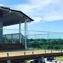 China Stainless Steel Glass Pool Fence Spigot Clamp Balustrade and Handrails Staircase Balcony Glass Railing Hardware manufacturer