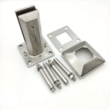 Cina Rubinetto in vetro in acciaio inossidabile Duplex 2205 | Montaggio per ringhiera senza telaio per piscina, balcone e scala — Disponibile, spedito in 24 ore produttore