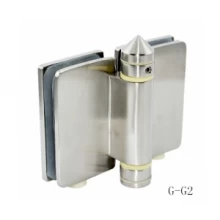 China 1/2" tempered glass gate hinge,pool fence glass to glass hinge G-G2 manufacturer